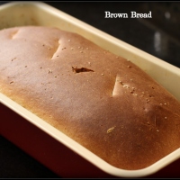 Brown bread baked in Convection oven